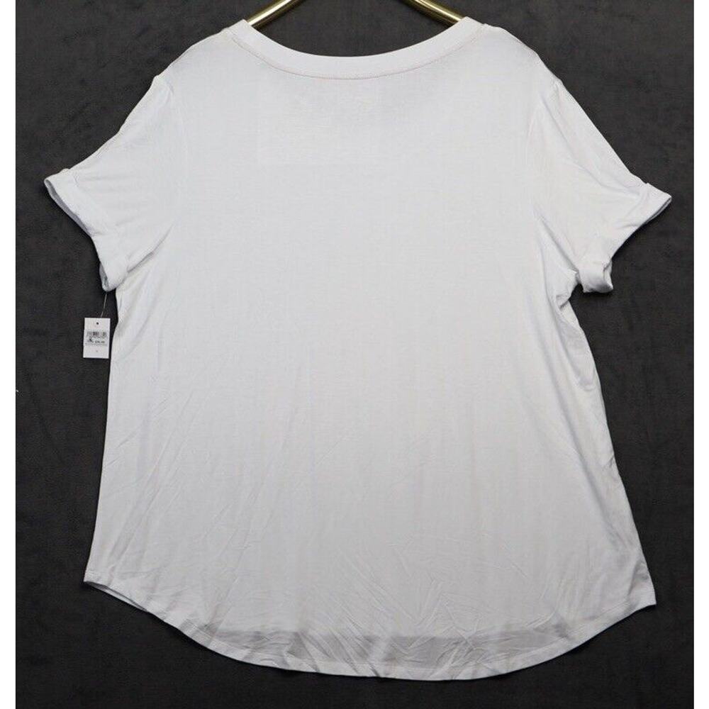 Disney 50th Anniversary White Gold Castle Ladies Shirt Large 1X - Picture 7 of 8